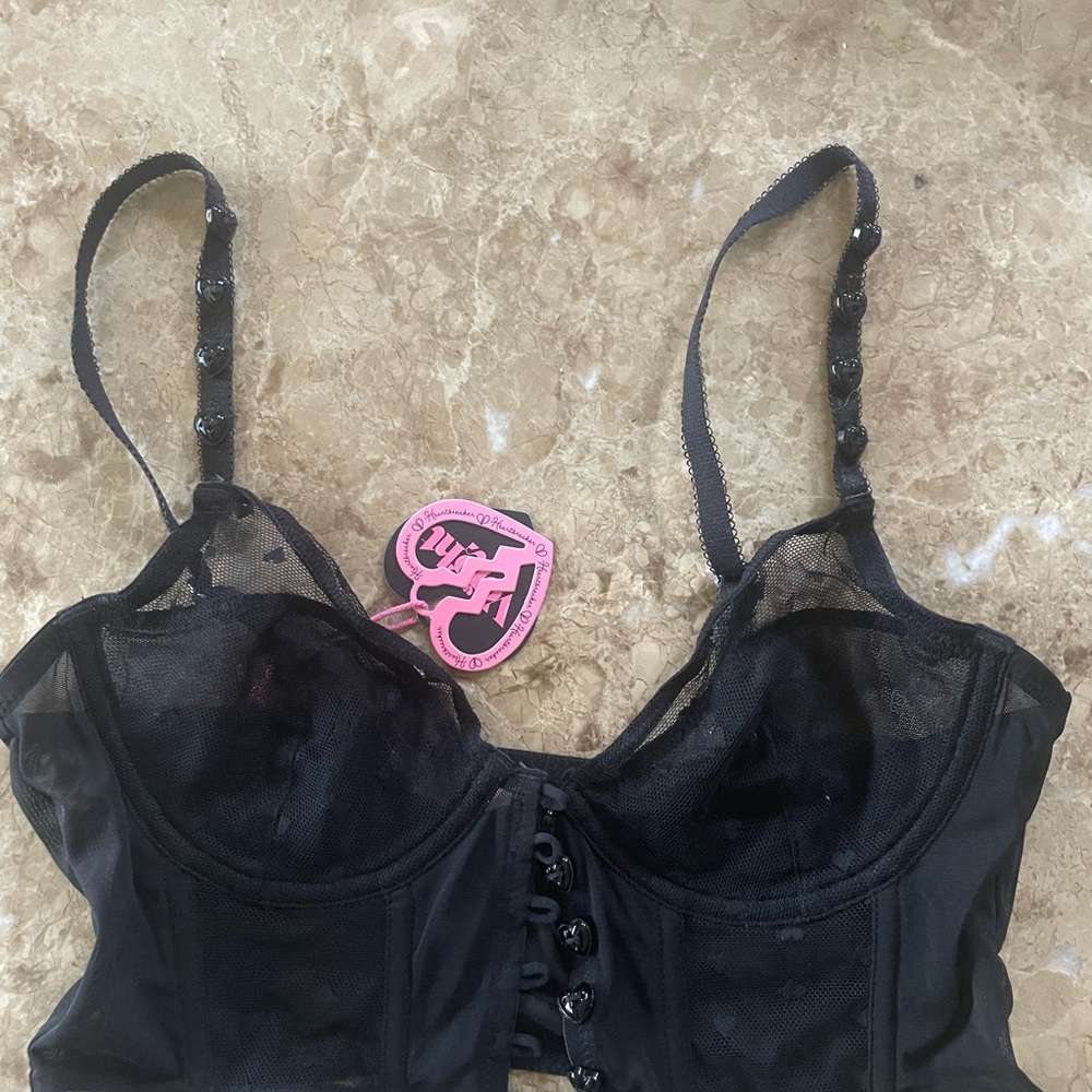 Corset Phoebe top in black from Voight - Picture 6 of 10